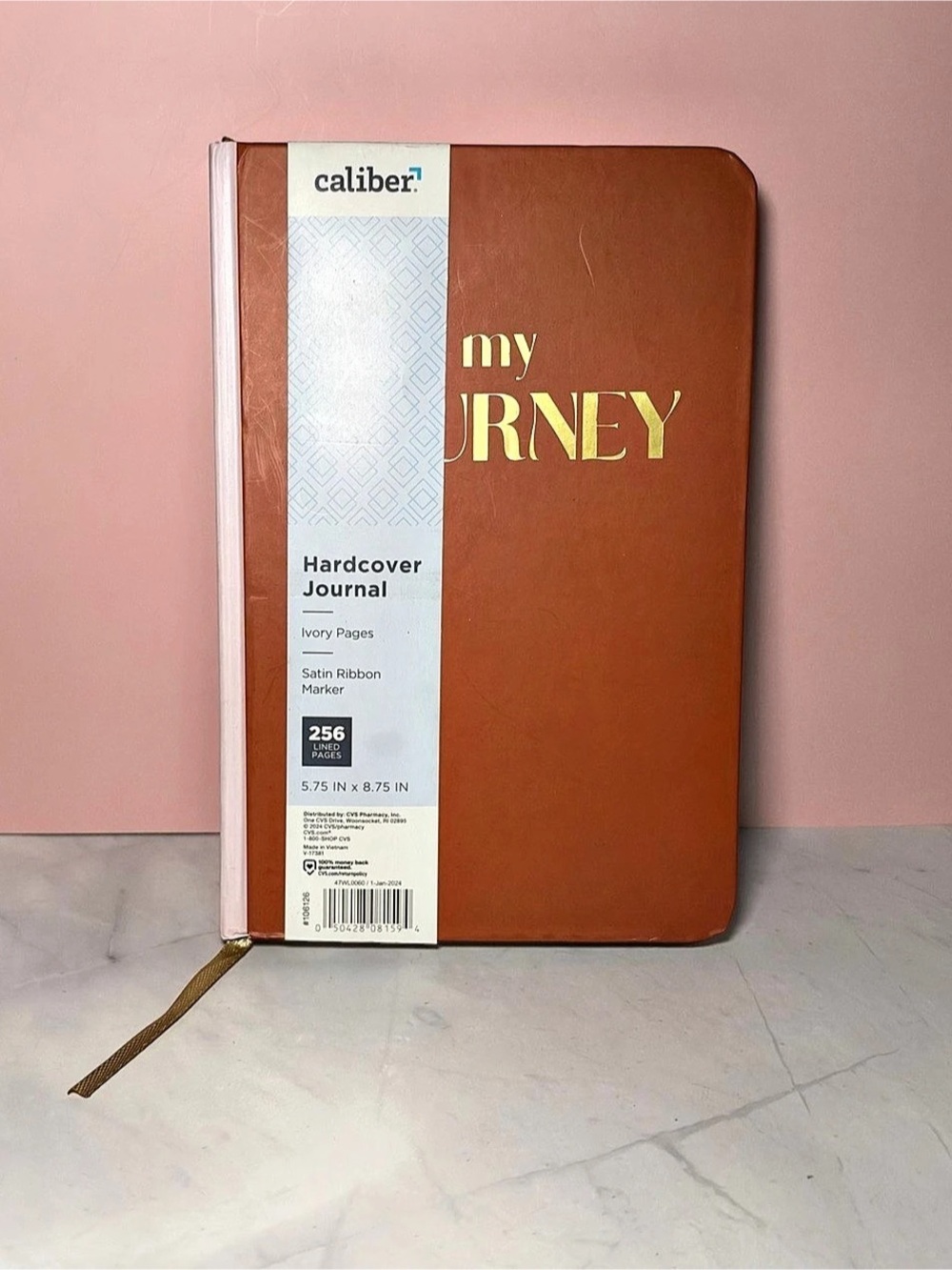 📔 Caliber My Journey Hardcover Journal - 256 Pages